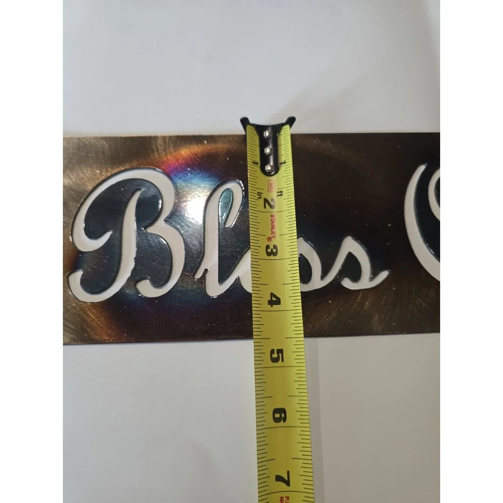 Bless This House! Custom Steel Art Work Sign.